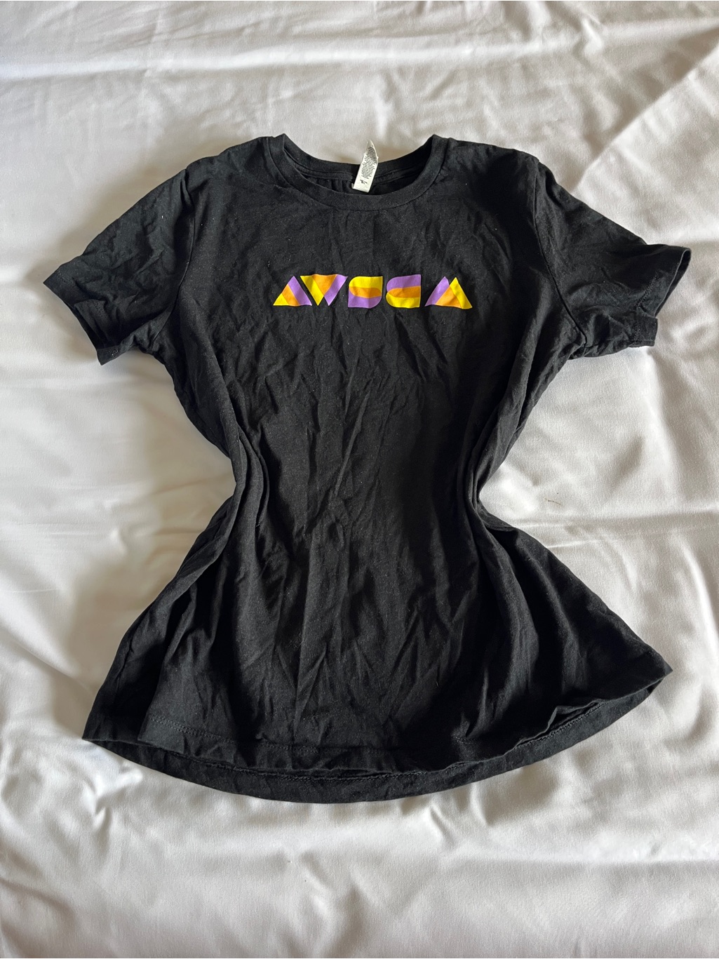 BellaCanvas Heather Black Short Sleeve Tee Graphic Tee Size M